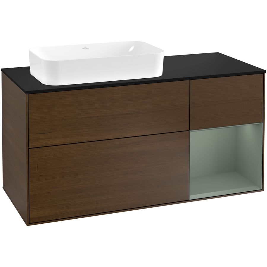 Wastafelonderkast Finion 1200x603x501mm W.Veneer G282GMGN