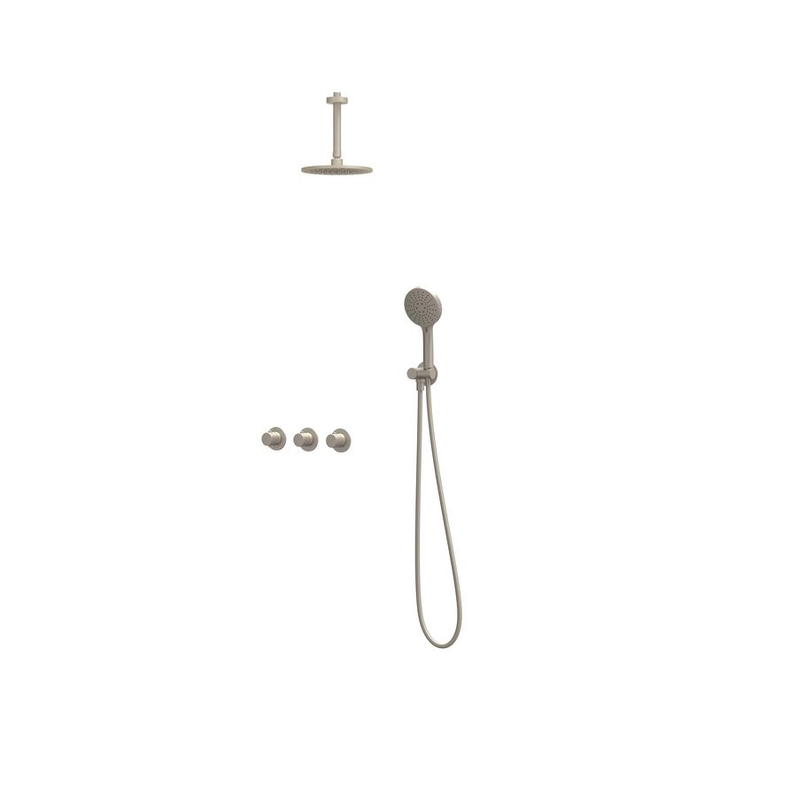 Afbouwdeel regendouche Combiset Nexus 4 inbouwthermostaat gebor. nickel CSN4EXGNBDBC excl. inbouwbox
