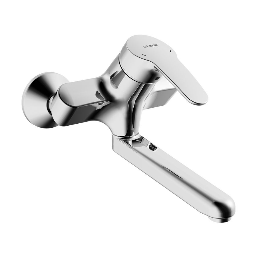 Wandmengkraan met draaibare/vaste uitloop mix 01949283