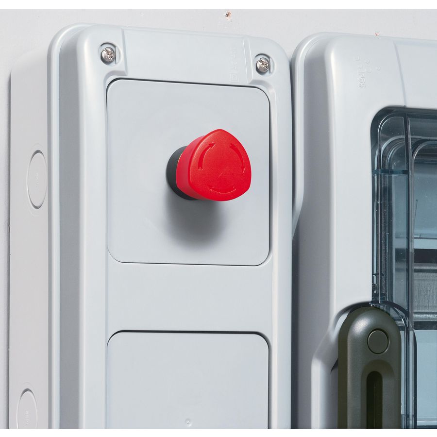 Multibox verticaal 2 rijen behuizing Plexo