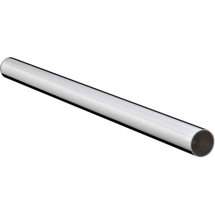 Muurbuis 1.1/4" x 50cm zonder kraag CHROOM