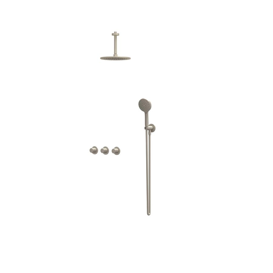 Afbouwdeel regendouche Combiset Nexus 4 inbouwthermostaat gebor. nickel CSN4EXGNBEBA excl. inbouwbox