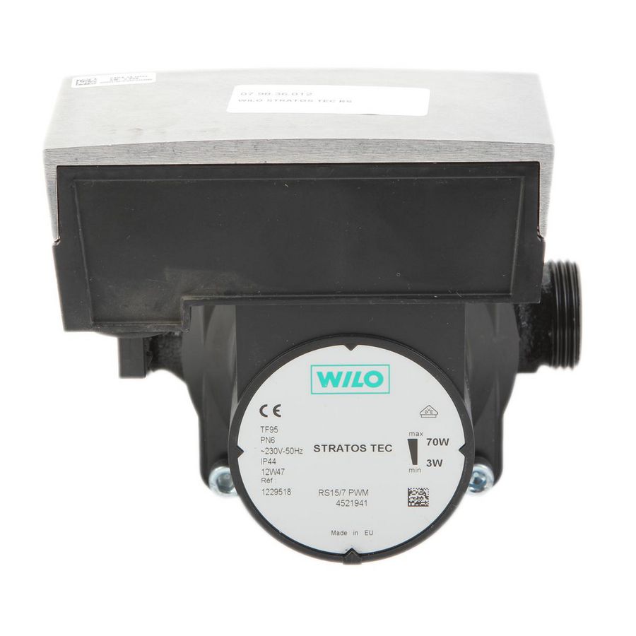 Cv pomp Wilo (incl. kabelboom)