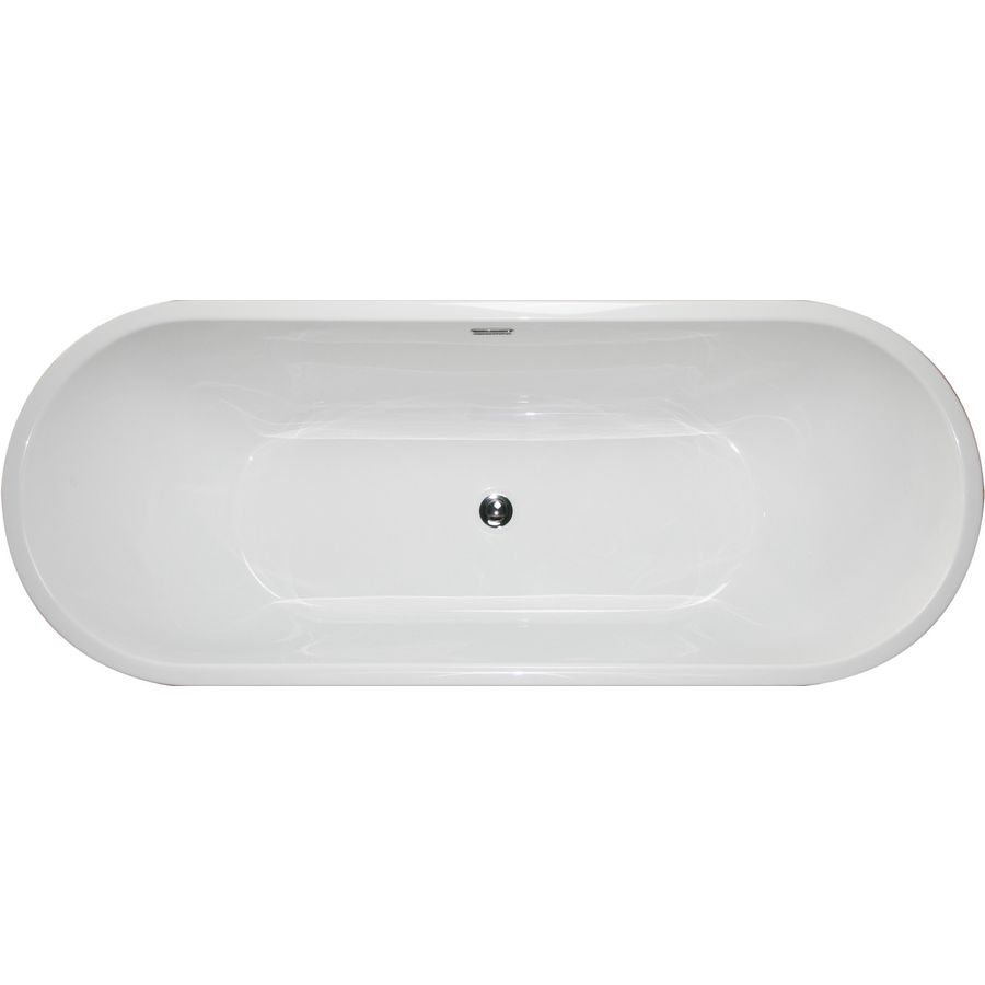 Vrijstaand bad Carla 170x70cm wit incl. waste+poten