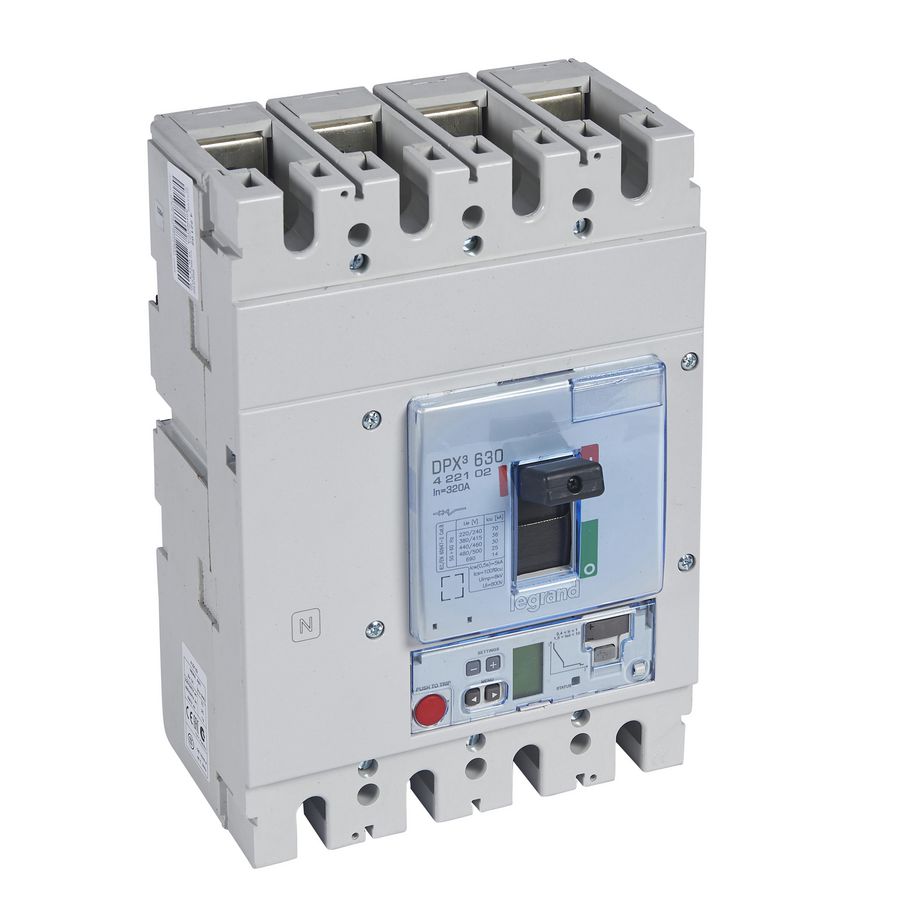 Vermogensschakelaar 630 S2 + meten 4P 320A 36kA 400V DPX3