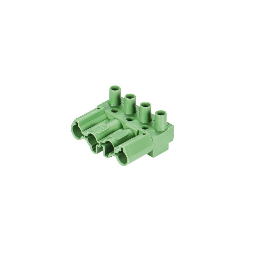 Schroefsteker ST18/4 female groen VVE=100