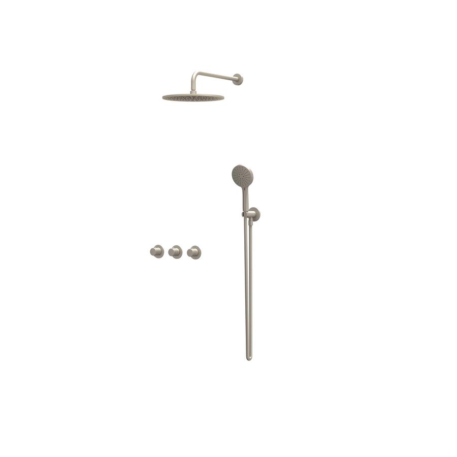 Afbouwdeel regendouche Combiset Nexus 4 inbouwthermostaat gebor. nickel CSN4EXGNBFAA excl. inbouwbox