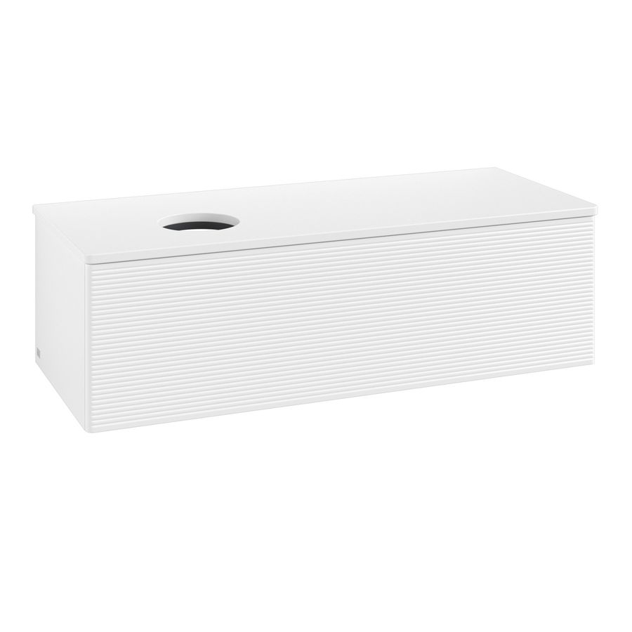 Wastafelonderkast Antao 1200x360x500mm White Matt Lacquer K33110MT