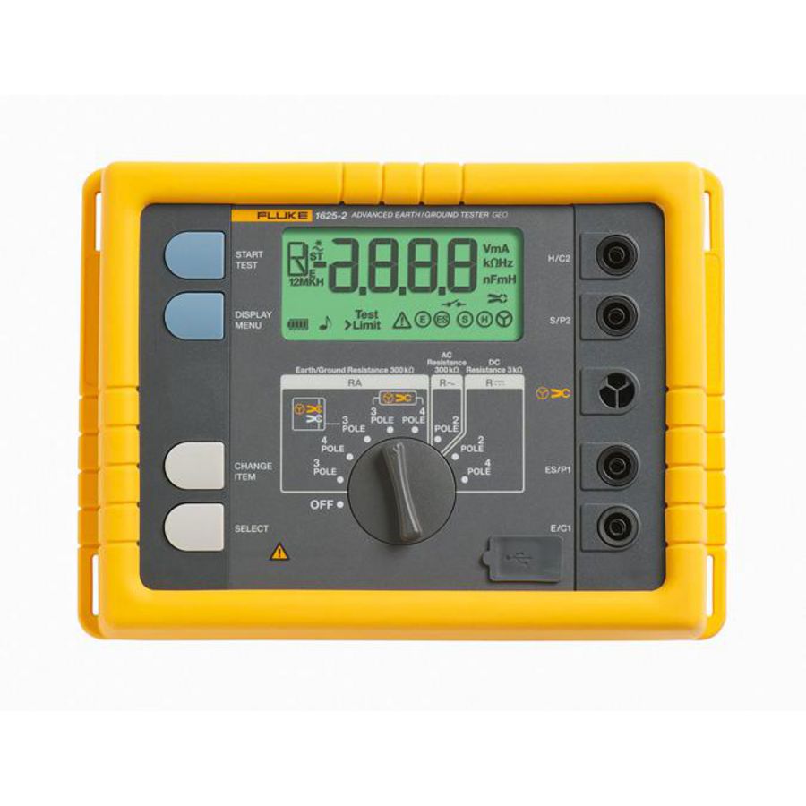 GEO aardingstester 3/4 polige meetmethode en autom. freq.
