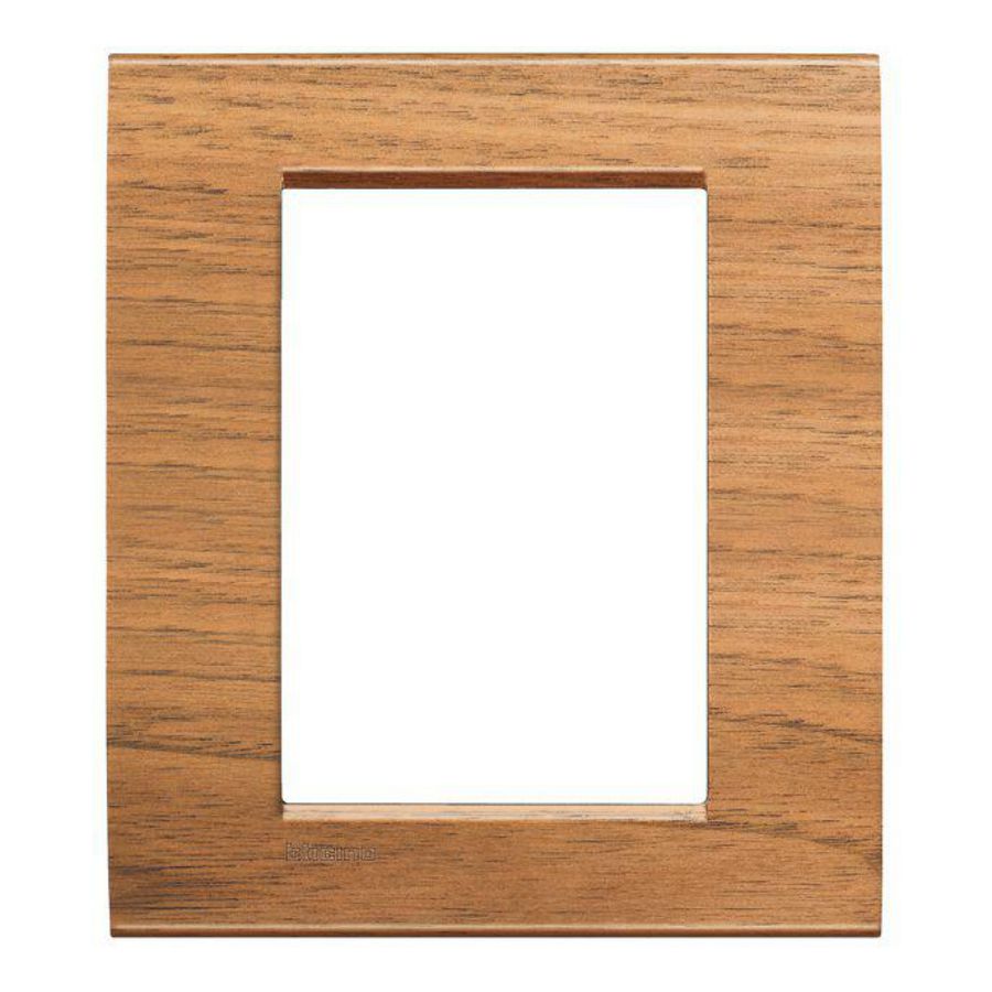 Afdekraam rechthoekig walnoot 3 + 3 mod. Livinglight