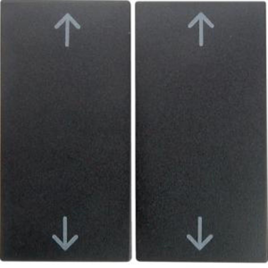 Wippen dubbele jaloezie bediening berker S.1/B.3/B.7 antraciet