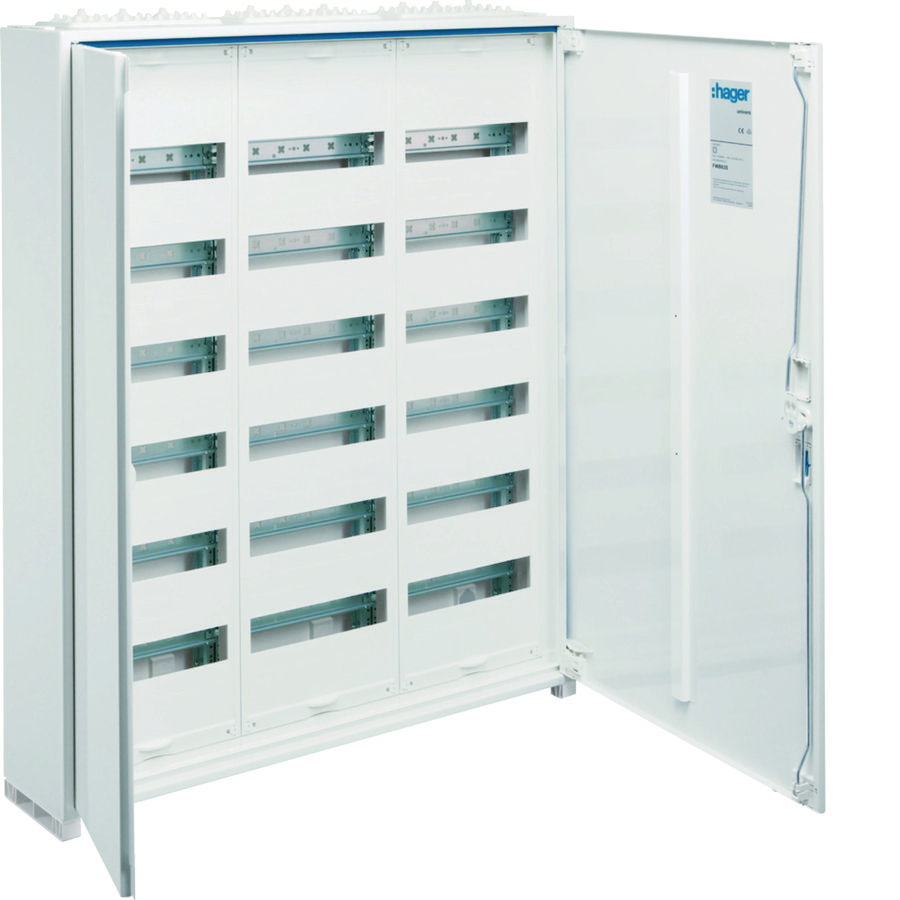 Veldverdeler IP44 geisoleerd 950x800x161mm 216 modulen QC