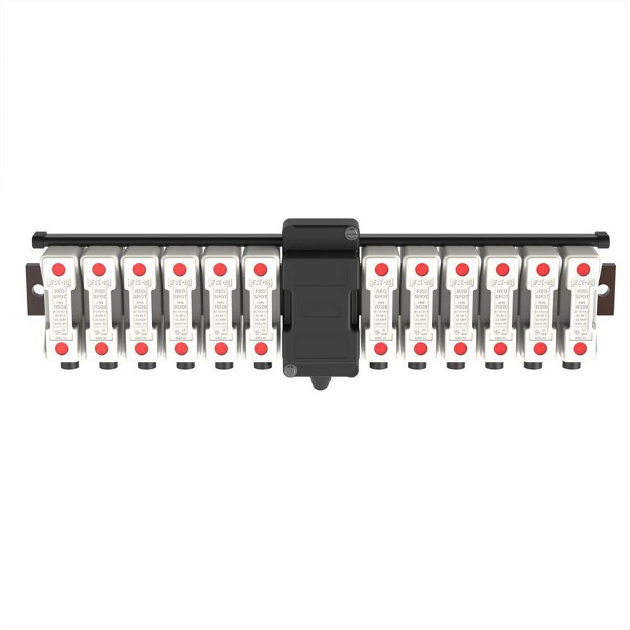 Zekering-bank laagspanning 20 A AC 660 V BS 12 way wit