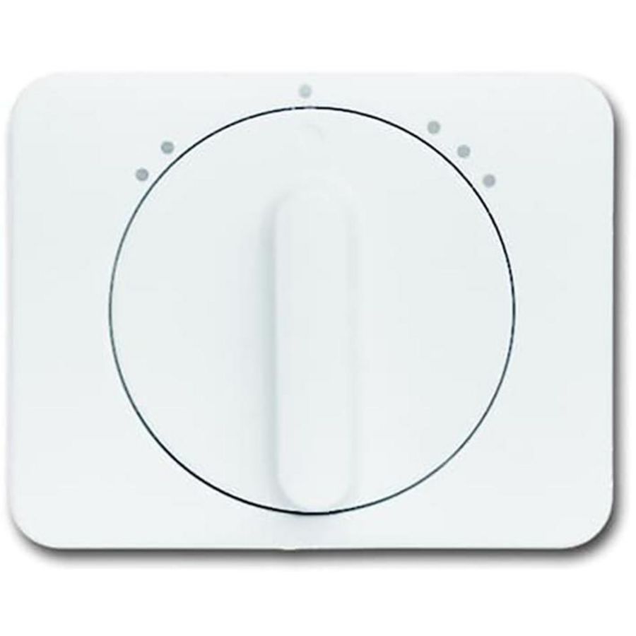 Centraalplaat + greep voor 2711U a-albast/studiowit (1740 DRL-24G)