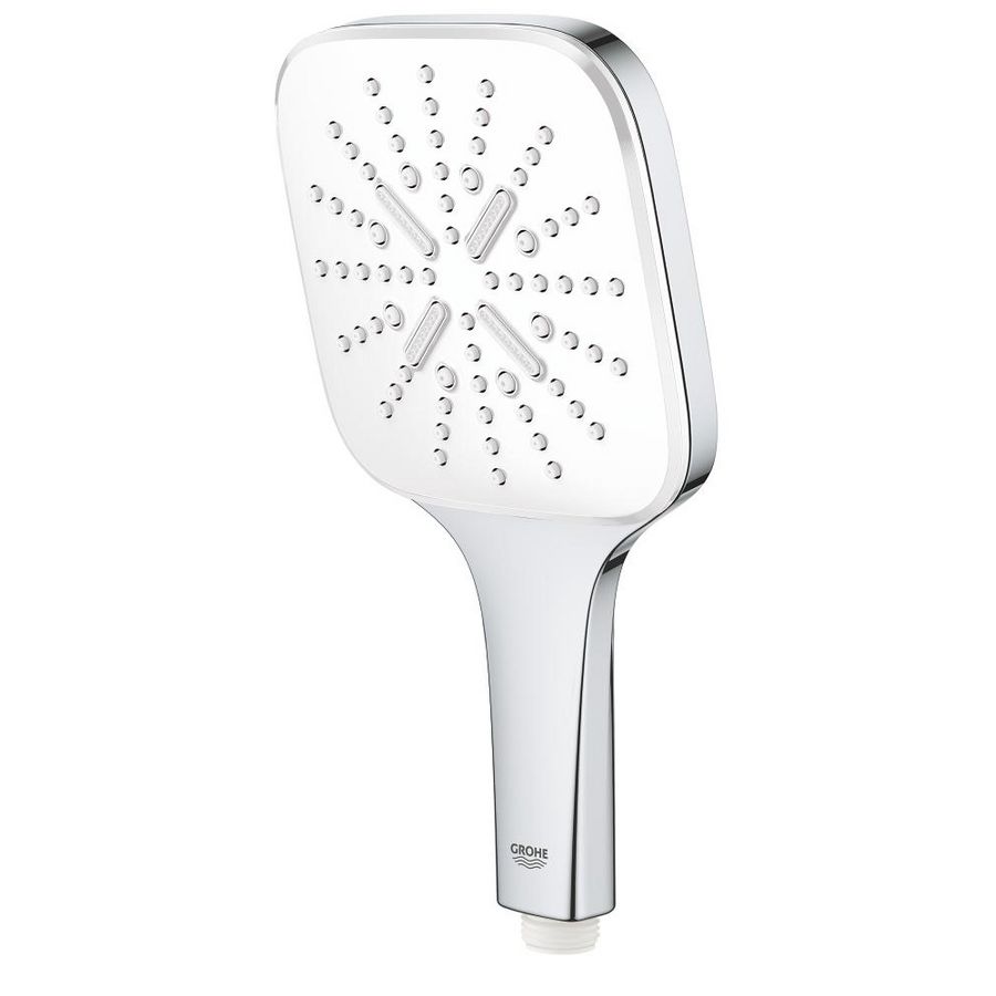 Handdouche rainsh. 130 smartact. cube 3 straalsoorten moonwhite