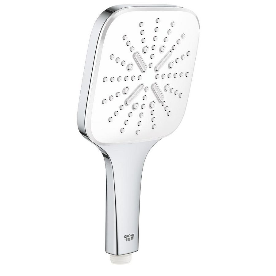 Handdouche rainsh. 130 smartact. cube 3 straalsoorten moonwhite