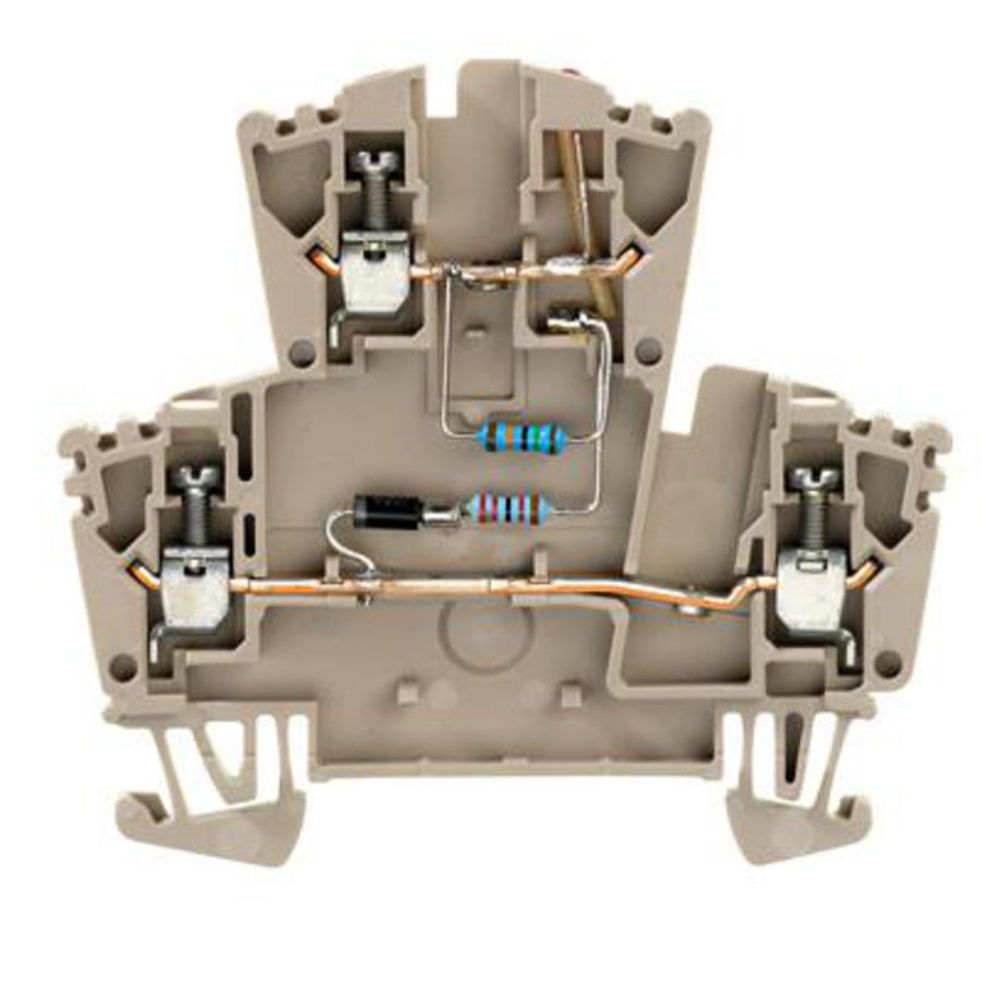 Component rijklem schoefaansluiting 2.5mm2 115 V VVE=25
