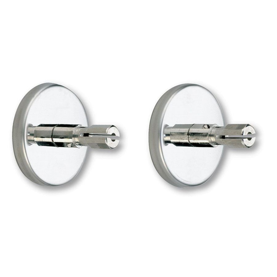 Bevestigingrozetten voor buis douchegordijn Ø20mm set 2st.
