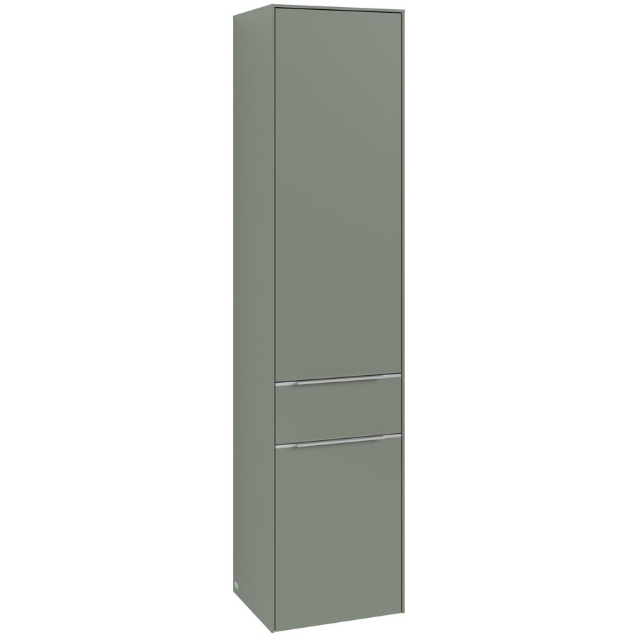 Hoge kast SUBWAY 3.0 400x1710x362mm Soft Green C59000AF greep alu. glans