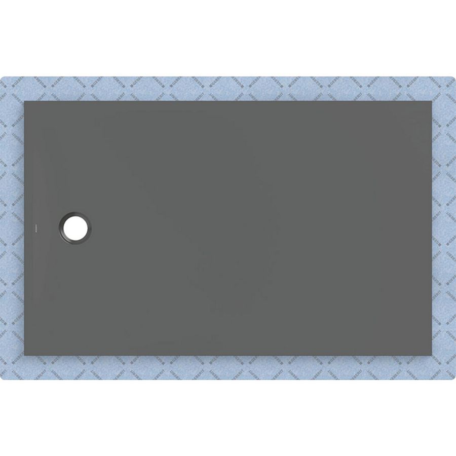 Douchevloer CleanFloor30 met afdichtingsvlies grafiet: 160x100cm