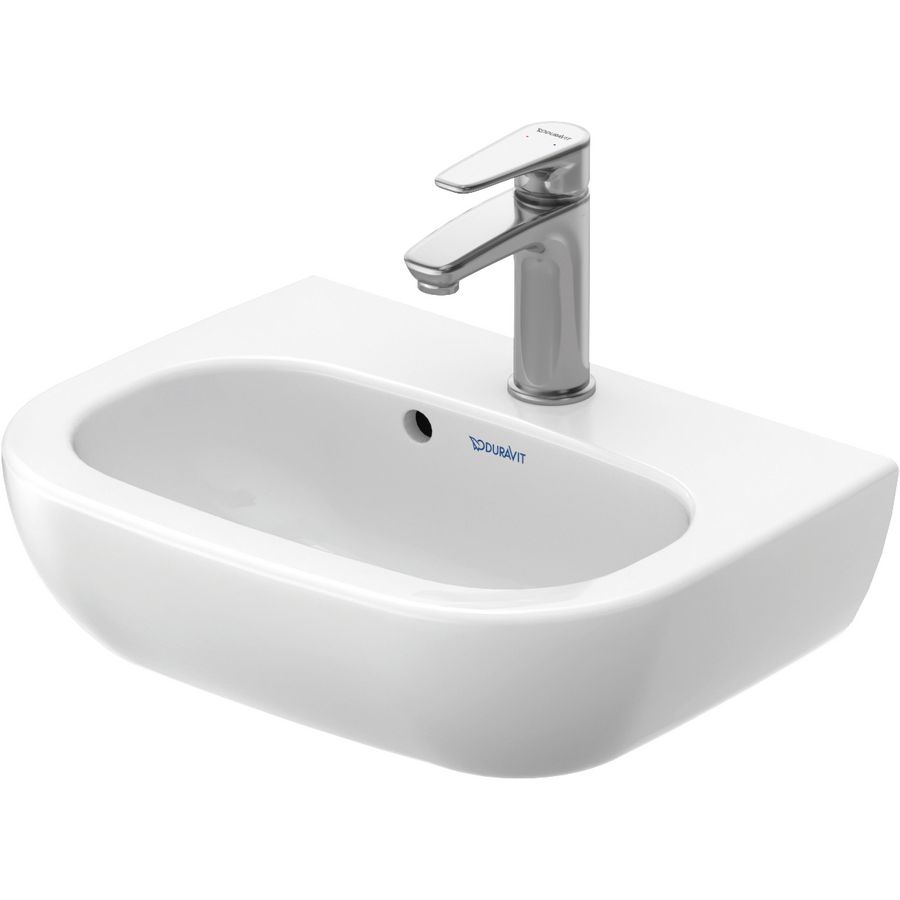 D-CODE #070545 fontein 450mm wit met kraangat met overloop