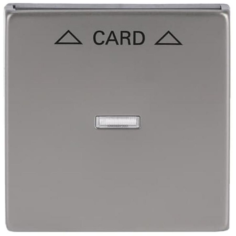 Centraalplaat afdekking v card-Schakelaar pure-rvs (1792-866)