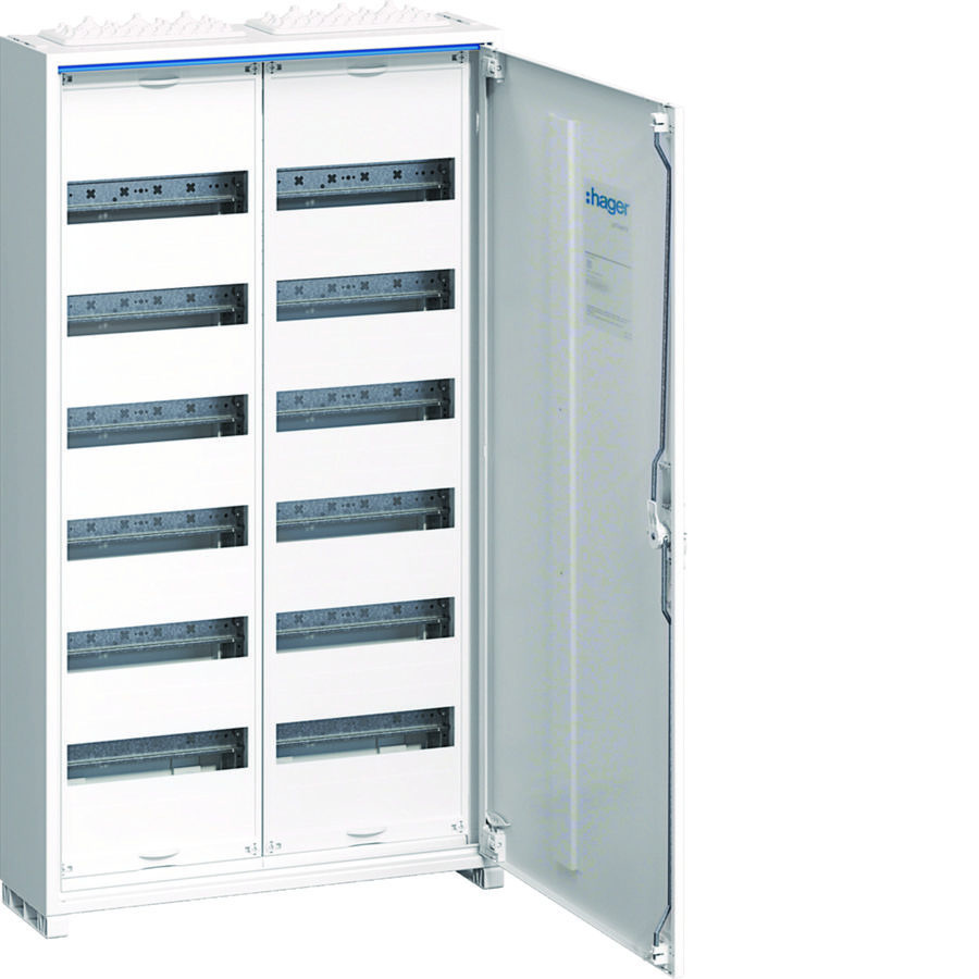 Veldverdeler IP44 geisoleerd 950x550x161mm 144 modulen QC