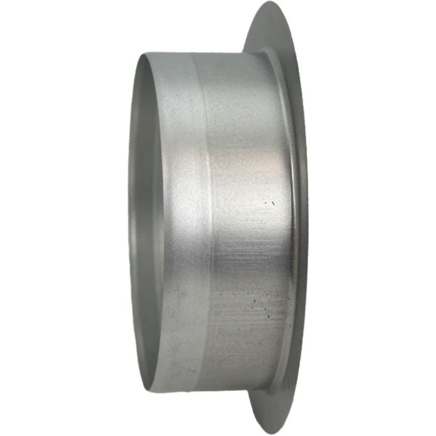 Spiro vlakke aftakking 125mm (90°) (niet safe)