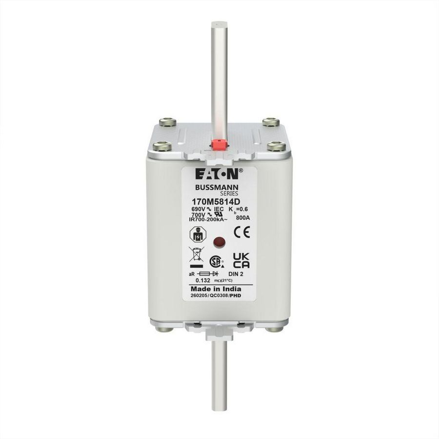 Zekering hoge snelheid 800A AC 690V 200kA 2 aR IEC VVE=3