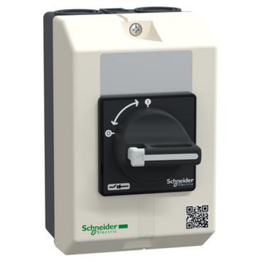 Behuizing IP65 Zwarte draaibediening Access. VARIO V02-2,