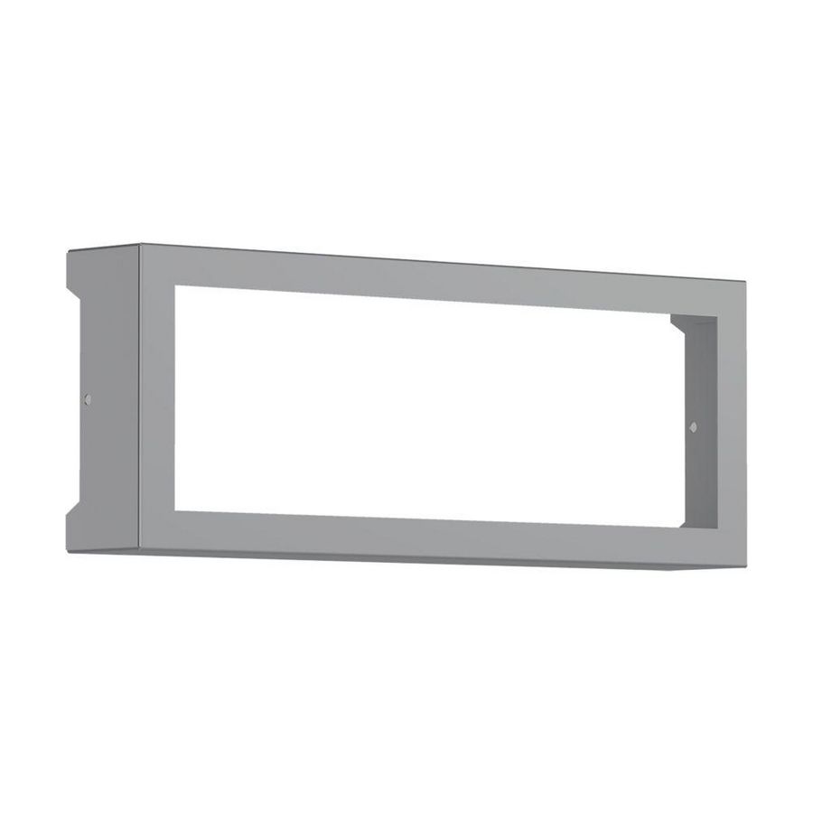 Metalen sierkap voor FlexiTech FT1SU zilver