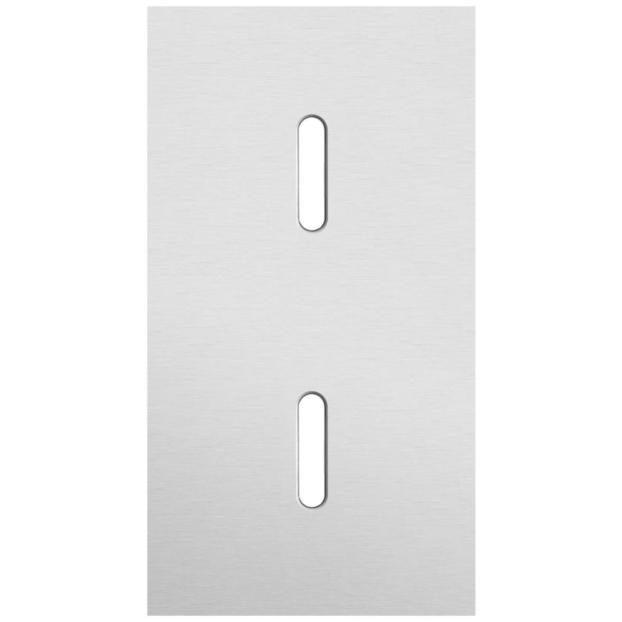 Tweevoudige afdekpl. verticaal 71mm centerafstand twee enkel