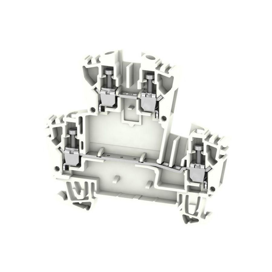Klemrail wit 2.5mm² 400 V, VVE=100