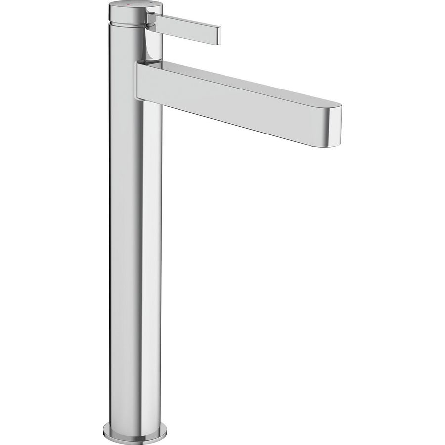 Finoris 1-hendel wastafelmengkraan 260 chroom highriser sprong 208mm incl. push-open plug 1.1/4"