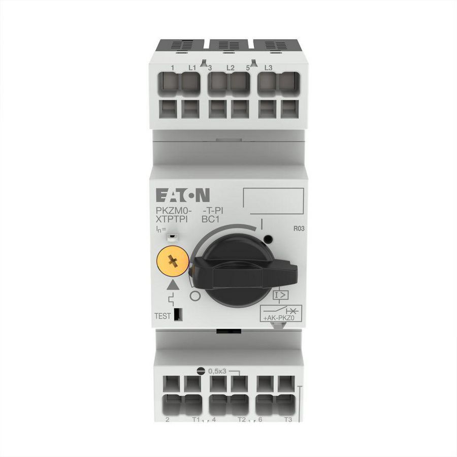 Trafo beveiligingsschakelaars PKZM0..T 0,1..0,16A Push-in