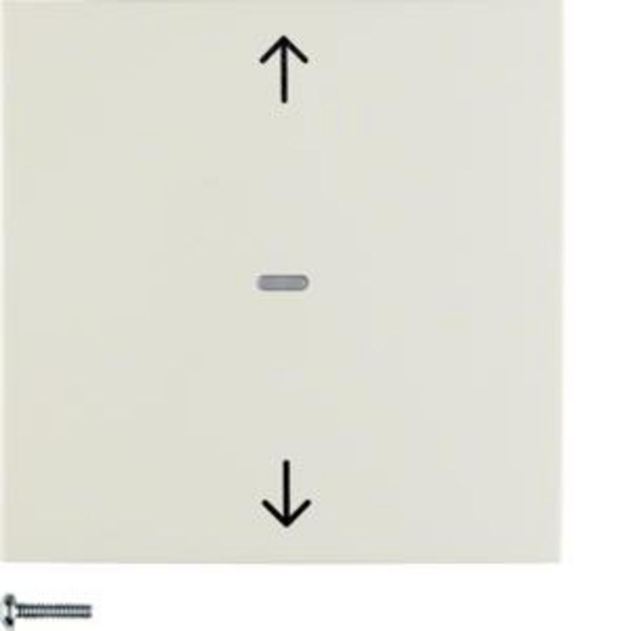 Jaloezie besturing drukknop berker S.1/B.3/B.7 wit glans