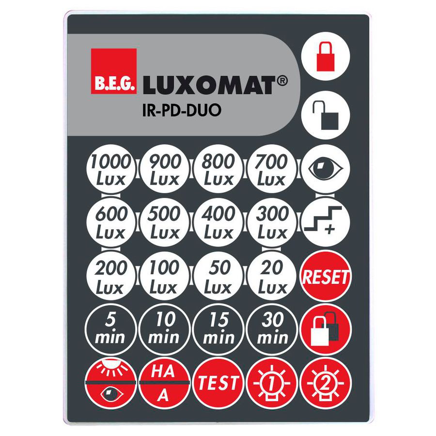 IR afstandsbediening PD-DUO Plafondmontage -