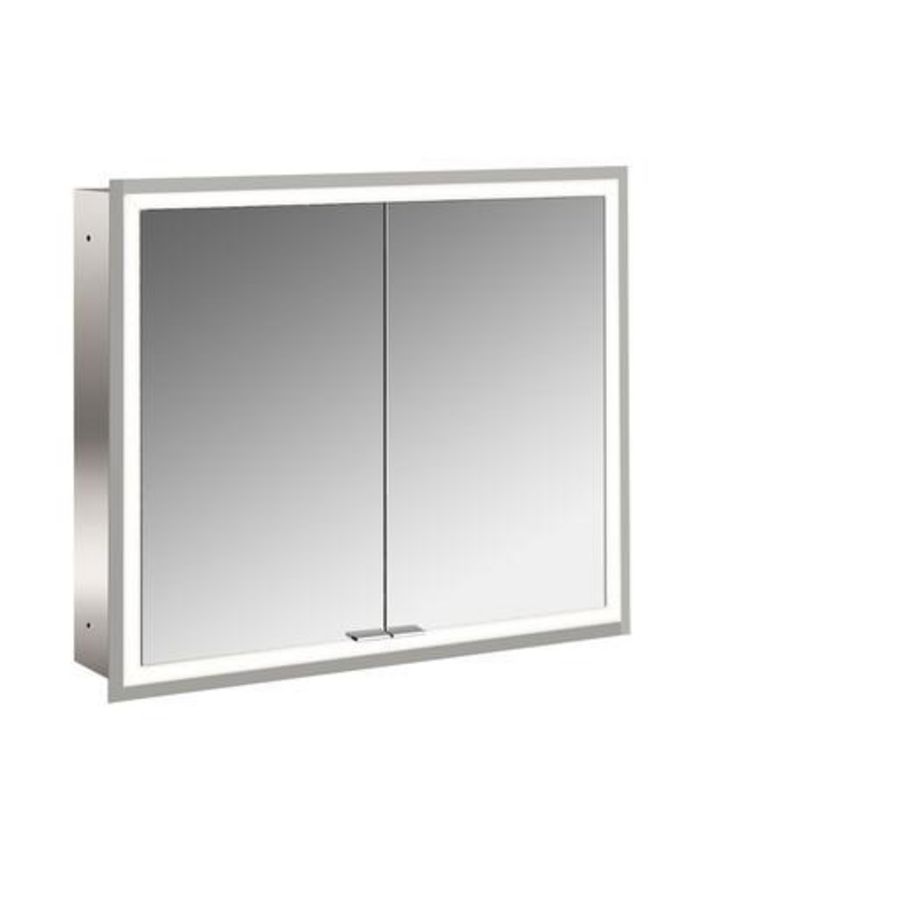 Spiegelkast Prime Facelift inbouw 800mm 2 deur Ip 20