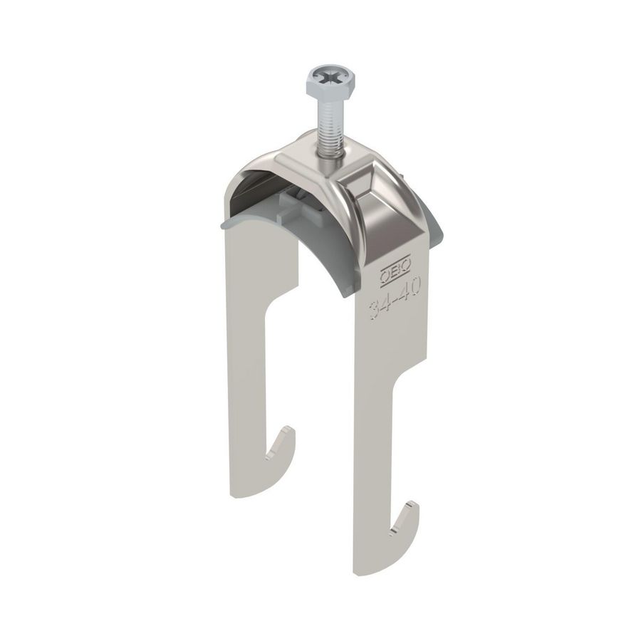 Beugelklem 2056 34-40mm rvs A2 1.4301 blank VVE=25 1187832