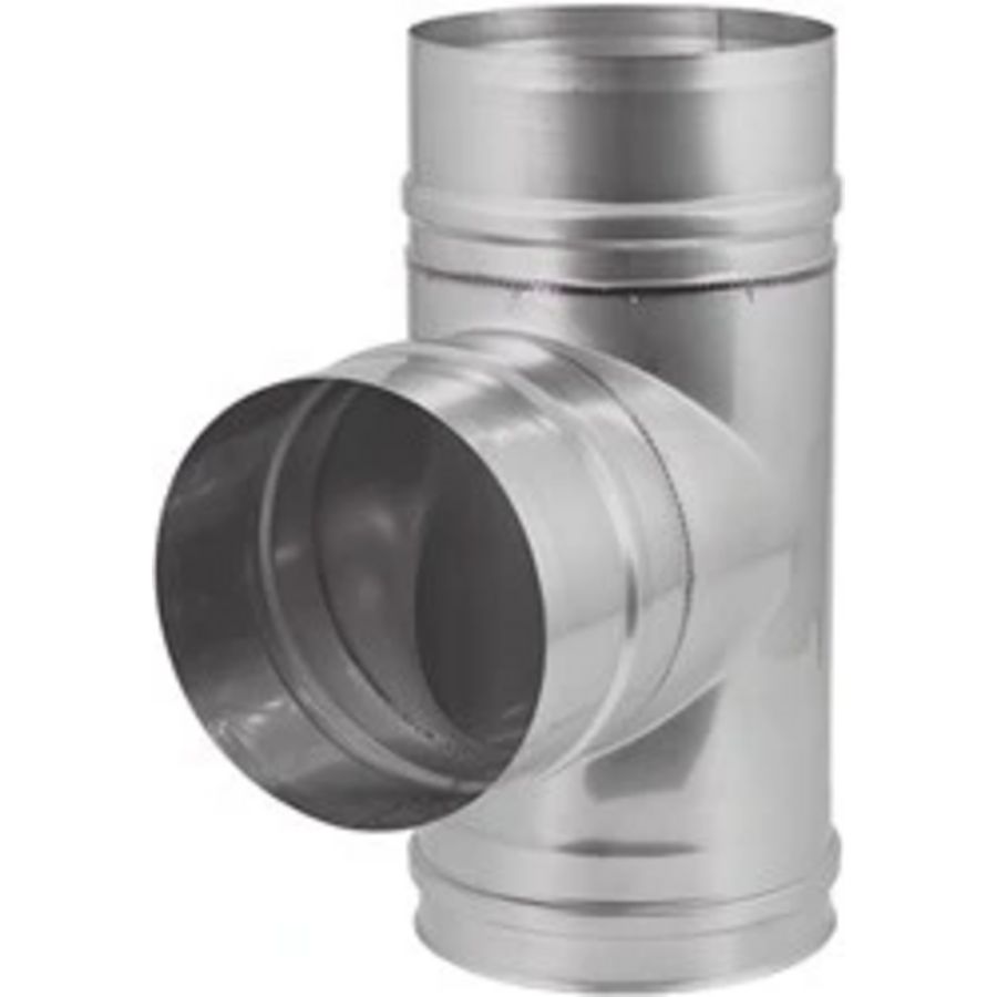 Enkelwandig Ø250mm T-stuk 90° I316L (D0,5)