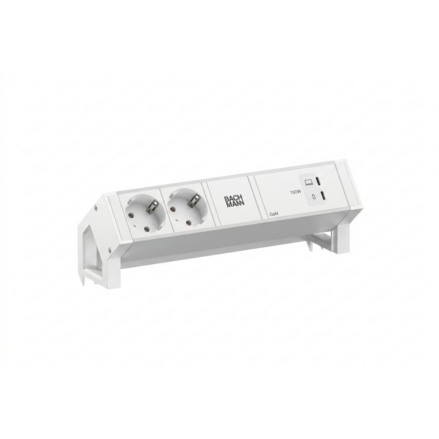 DESK 2 2x 230V RA 1x USB C/C chrgr 100W 0,2m GST o.g.