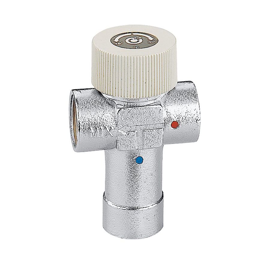 Thermostatisch mengventiel regelbaar 40-70°C 1/2"bn.