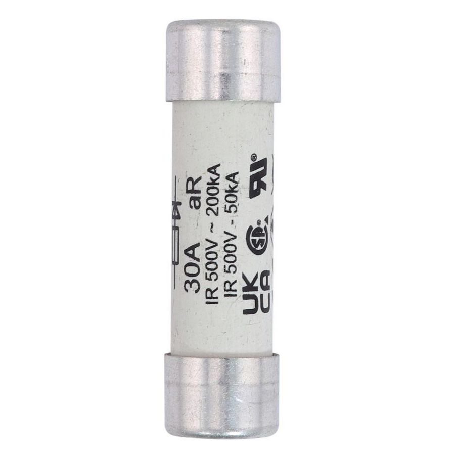 Zekering hoge snelheid 30A AC 500V 50kA 14x51mm aR UL VVE=10