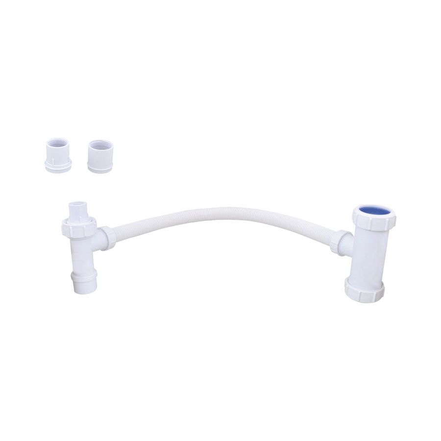 Boileraansluitset PP wit Ventadrip 40x40mm klem excl. inlaatcombinatie McAlpine
