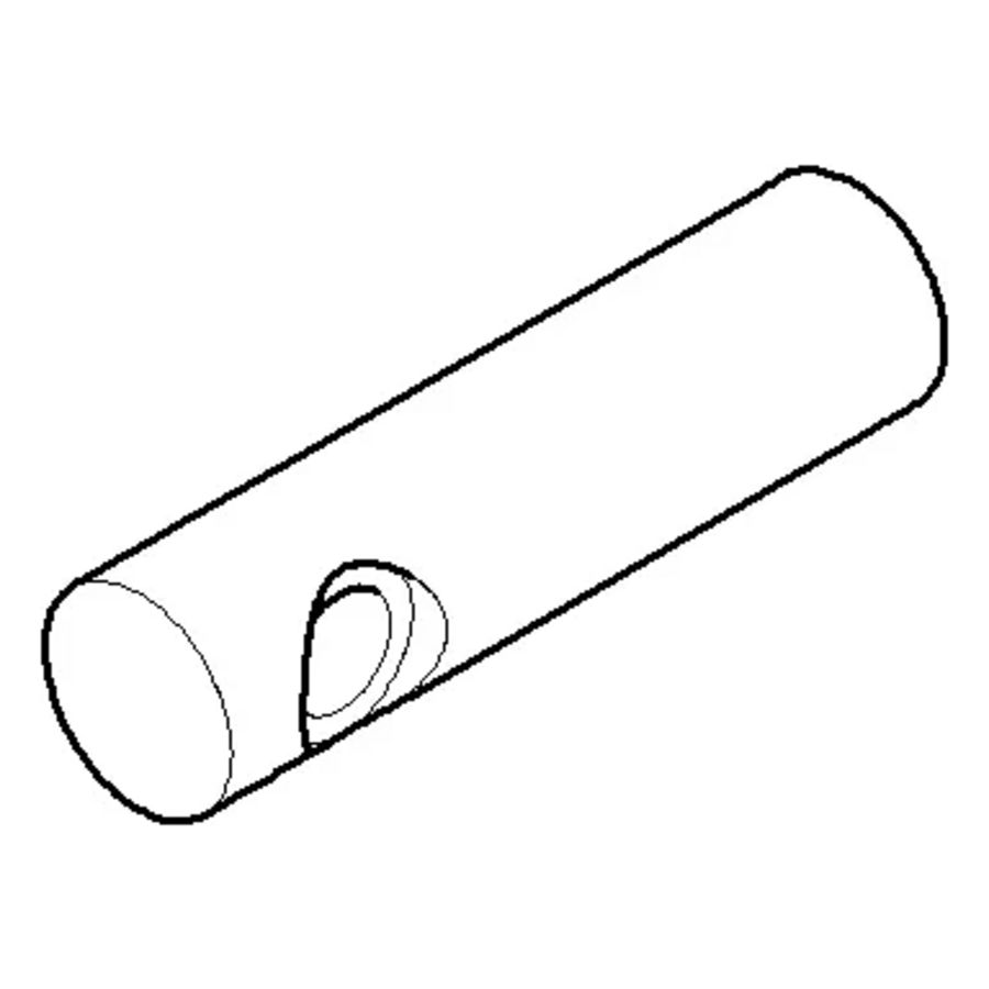 Houder voor handoekring 13x50mm chr geborsteld