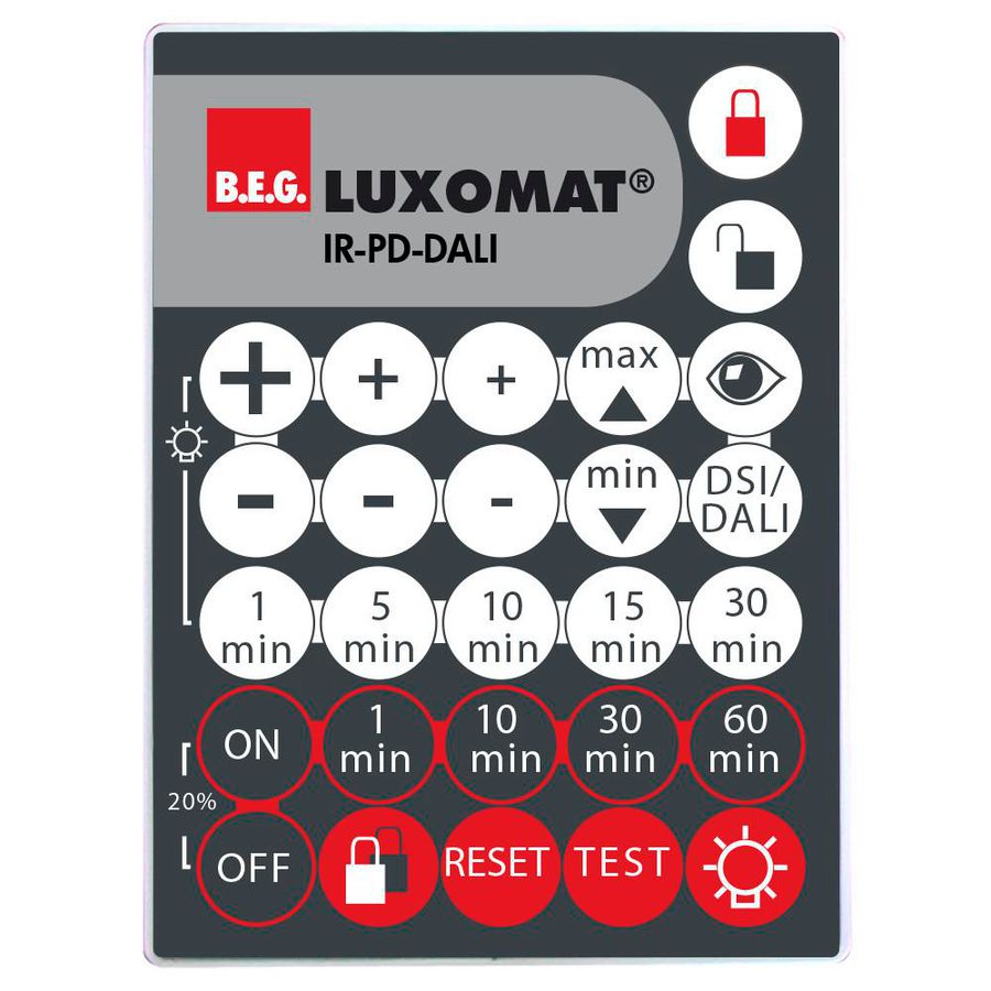 IR afstandsbediening PD-DALI Plafondmontage -