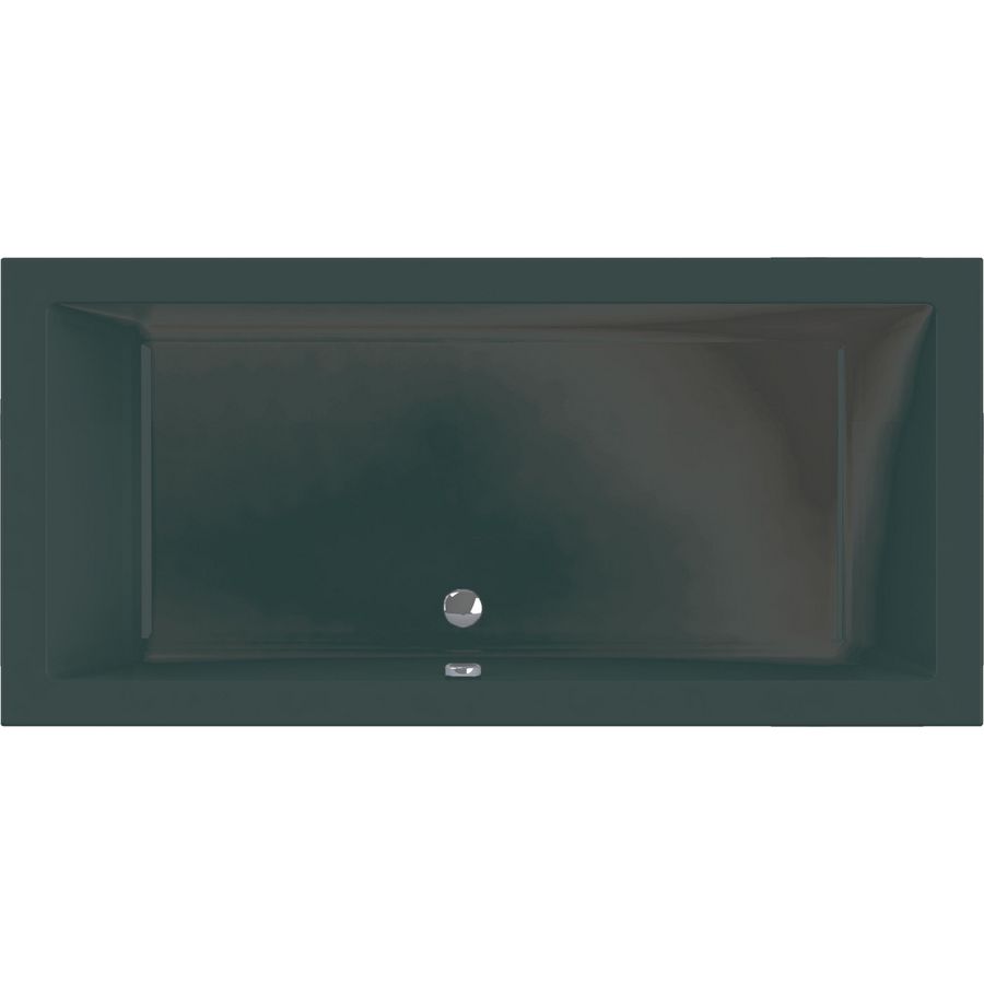 Ligbad duo Agape 170x75cm mat zwart excl. poten