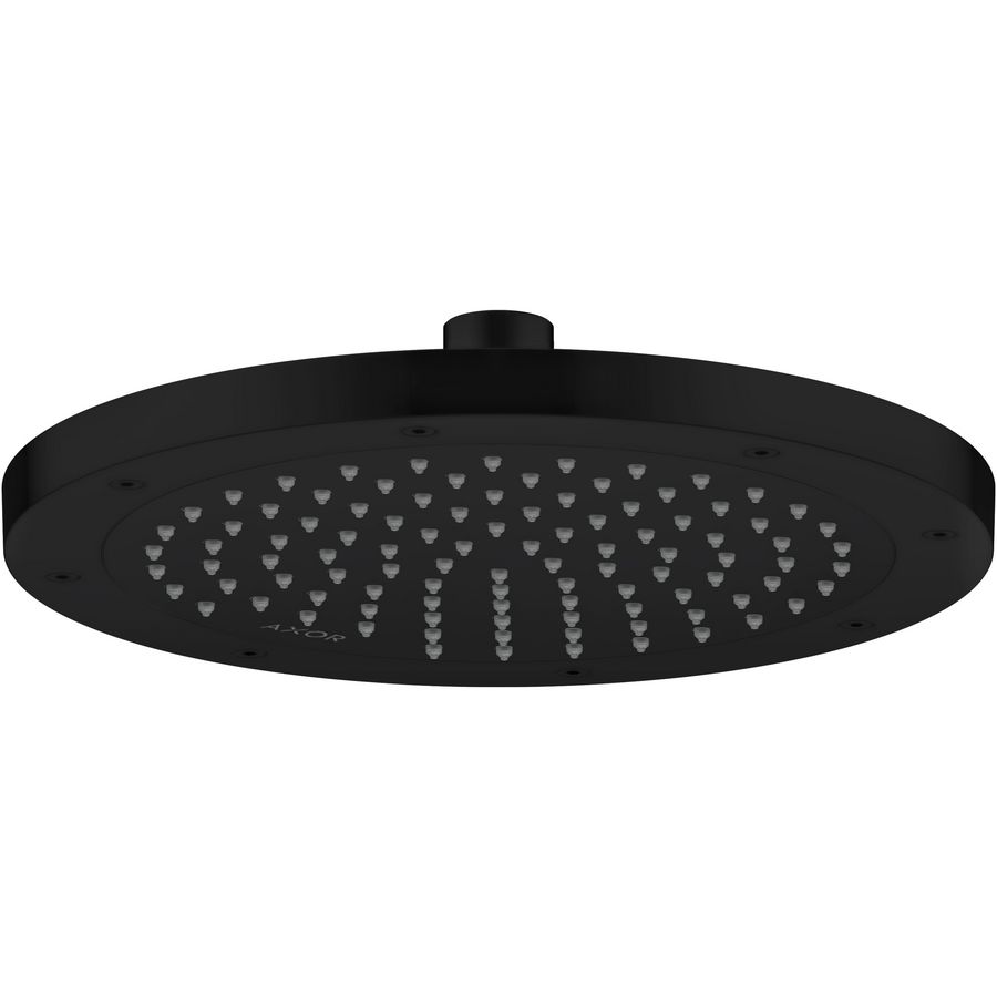 AXOR hoofddouche 245 1 straalsoort EcoSmart+ mat zwart