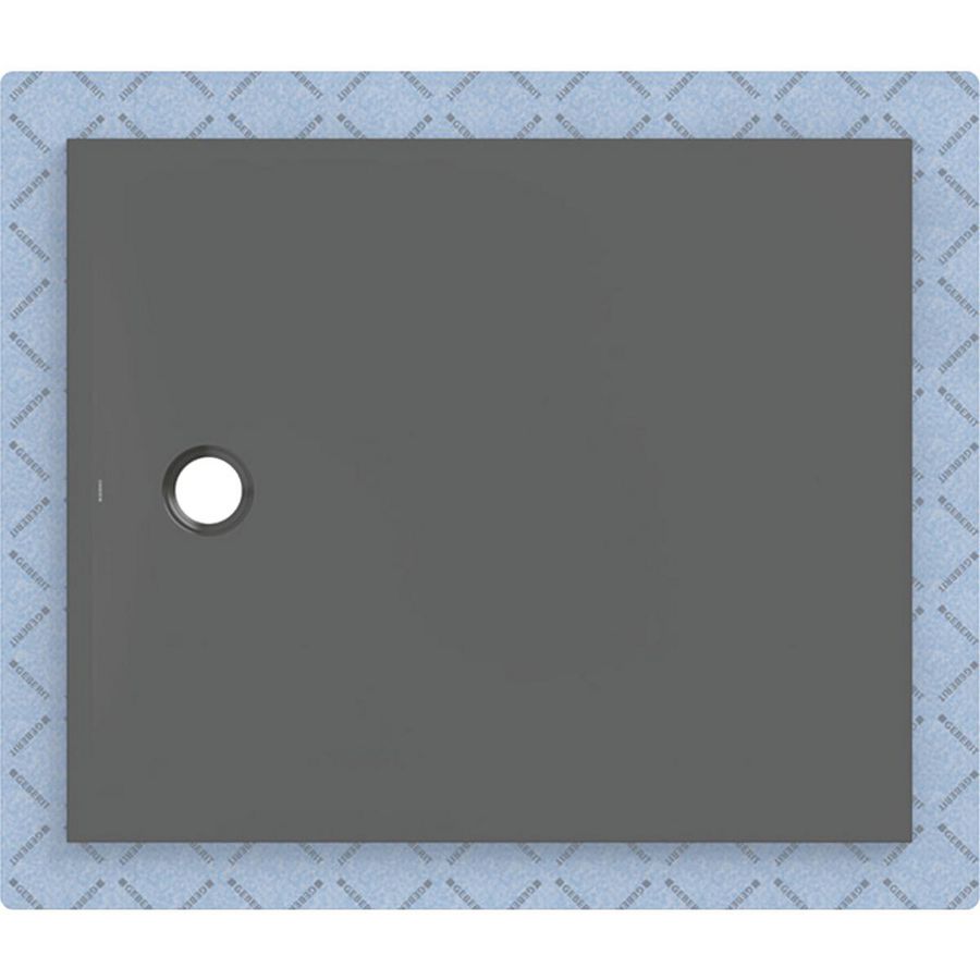Douchevloer CleanFloor30 met afdichtingsvlies grafiet: 120x100cm