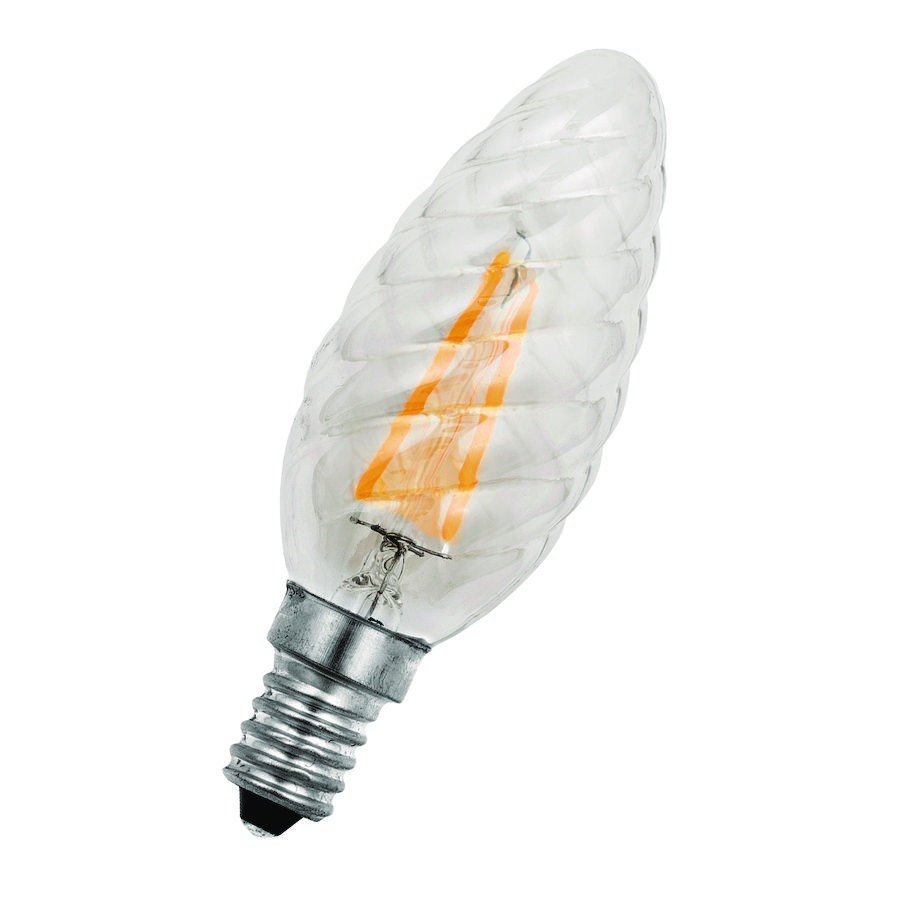 LED-lamp C35 BEE FIL Twisted E14 DIM 4W 25W 250lm 922 CL